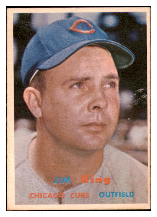 1957 Topps Baseball #186 Jim King Cubs EX-MT 516204