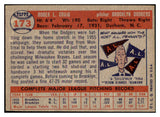 1957 Topps Baseball #173 Roger Craig Dodgers EX-MT 516207