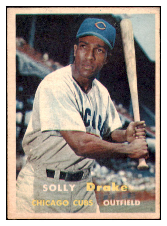 1957 Topps Baseball #159 Solly Drake Cubs EX-MT 516211