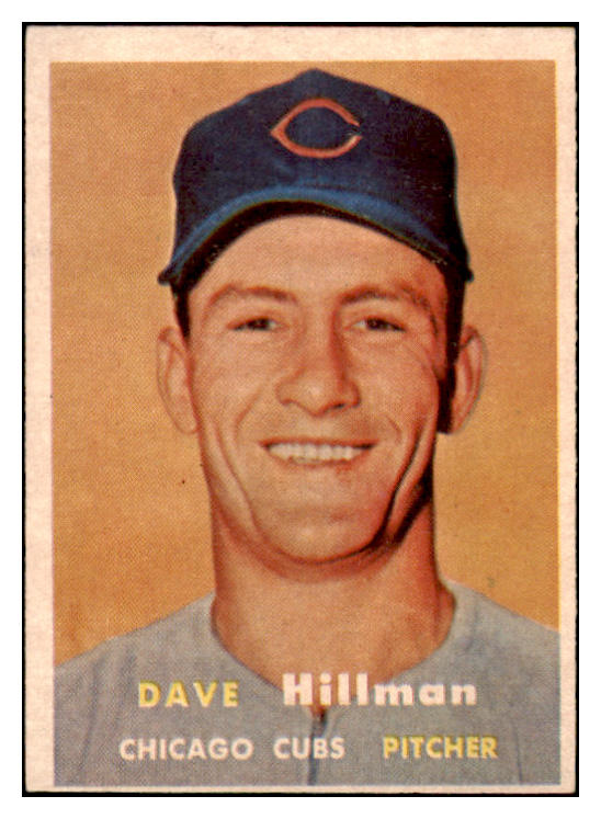 1957 Topps Baseball #351 Dave Hillman Cubs EX-MT 516219