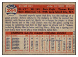 1957 Topps Baseball #244 Billy Loes Orioles EX-MT 516222