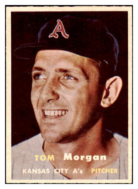 1957 Topps Baseball #239 Tom Morgan A's EX-MT 516225