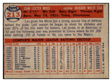 1957 Topps Baseball #213 Les Moss White Sox EX-MT 516230