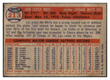 1957 Topps Baseball #213 Les Moss White Sox EX-MT 516231