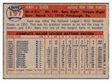 1957 Topps Baseball #197 Hank Sauer Giants EX-MT 516233