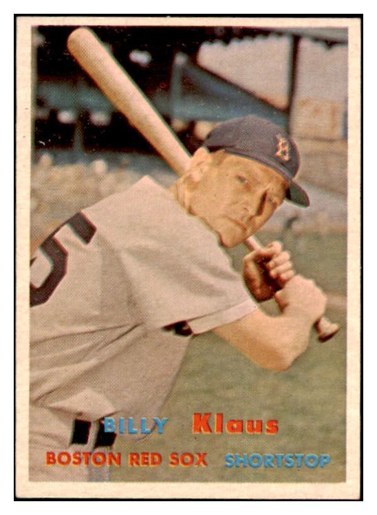 1957 Topps Baseball #292 Billy Klaus Red Sox EX-MT 516237