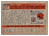 1957 Topps Baseball #297 Jack Crimian Tigers EX-MT 516240