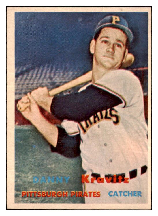 1957 Topps Baseball #267 Danny Kravitz Pirates EX-MT 516246