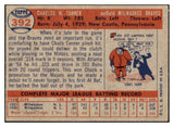 1957 Topps Baseball #392 Chuck Tanner Braves EX-MT 516254