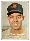 1957 Topps Baseball #385 Art Houtteman Indians EX-MT 516256