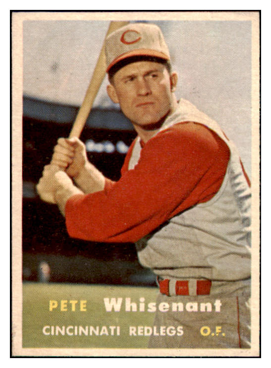 1957 Topps Baseball #373 Pete Whisenant Reds EX-MT 516260