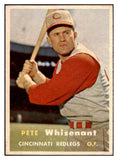 1957 Topps Baseball #373 Pete Whisenant Reds EX-MT 516260