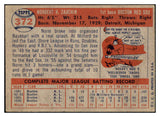 1957 Topps Baseball #372 Norm Zauchin Red Sox EX-MT 516261