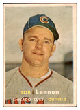 1957 Topps Baseball #371 Bob Lennon Cubs EX-MT 516262