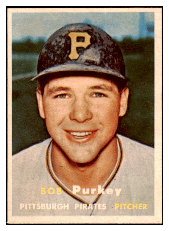 1957 Topps Baseball #368 Bob Purkey Pirates EX-MT 516263