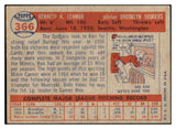 1957 Topps Baseball #366 Ken Lehman Dodgers EX-MT 516264