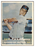 1957 Topps Baseball #356 Faye Throneberry Senators EX-MT 516267