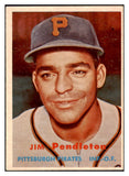 1957 Topps Baseball #327 Jim Pendleton Pirates EX-MT 516277