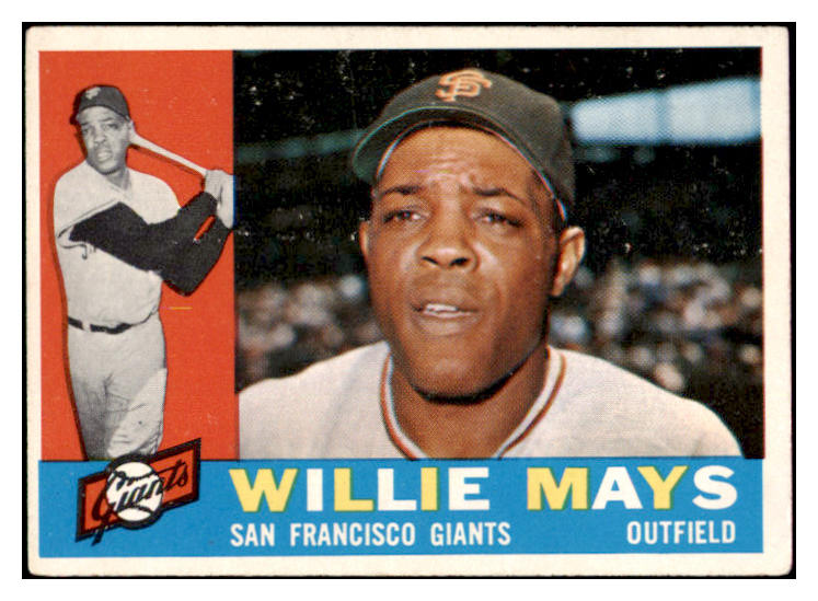 1960 Topps Baseball #200 Willie Mays Giants VG-EX 516284