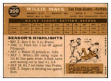 1960 Topps Baseball #200 Willie Mays Giants VG-EX 516284