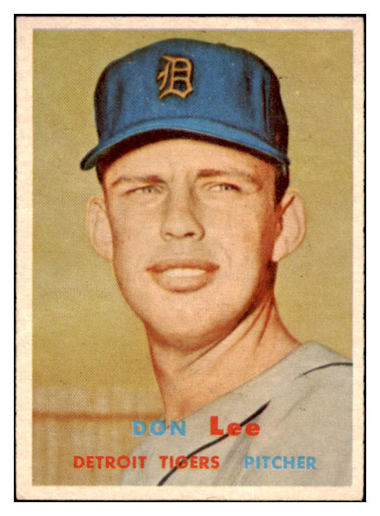 1957 Topps Baseball #379 Don Lee Tigers EX-MT 516286