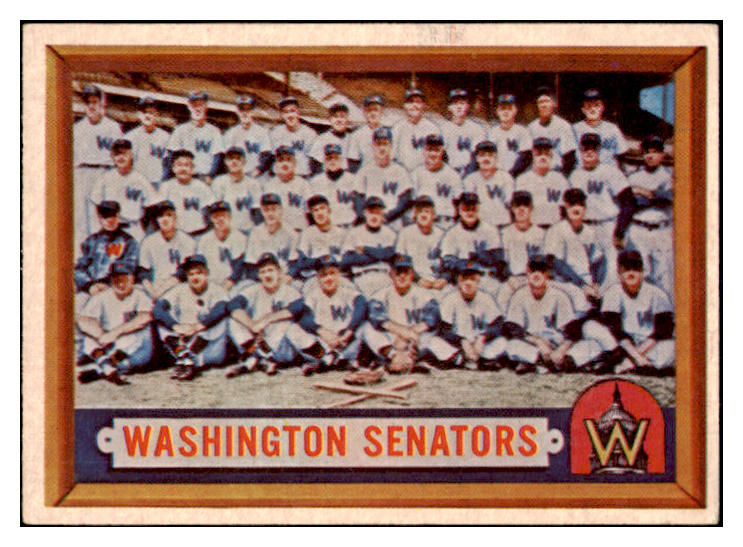 1957 Topps Baseball #270 Washington Senators Team EX-MT 516287