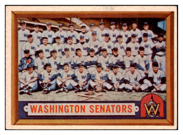 1957 Topps Baseball #270 Washington Senators Team EX-MT 516287