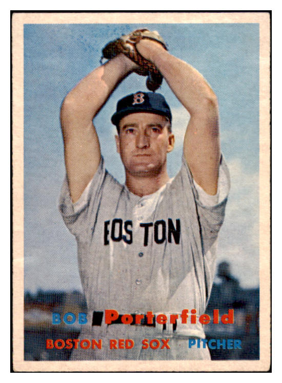 1957 Topps Baseball #118 Bob Porterfield Red Sox EX-MT 516297