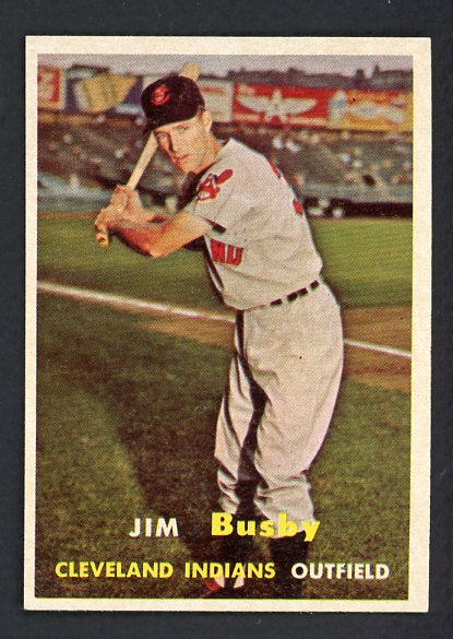 1957 Topps Baseball #309 Jim Busby Indians EX-MT 516312