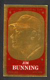 1965 Topps Baseball Embossed #017 Jim Bunning Phillies VG-EX 516313