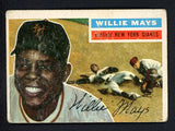 1956 Topps Baseball #130 Willie Mays Giants Good 516316