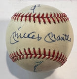 Willie Mays Mickey Mantle Duke Snider Autographed Signed Baseball JSA