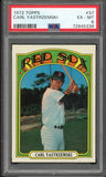 1972 Topps Baseball #037 Carl Yastrzemski Red Sox PSA 6 EX-MT 516453