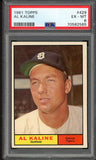 1961 Topps Baseball #429 Al Kaline Tigers PSA 6 EX-MT 516475