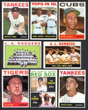 1964 Topps Baseball Complete Set EX+ Mantle Mays Clemente Aaron 516487