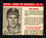 1950 Royal Dessert #019 Dick Sisler Phillies Good 516495