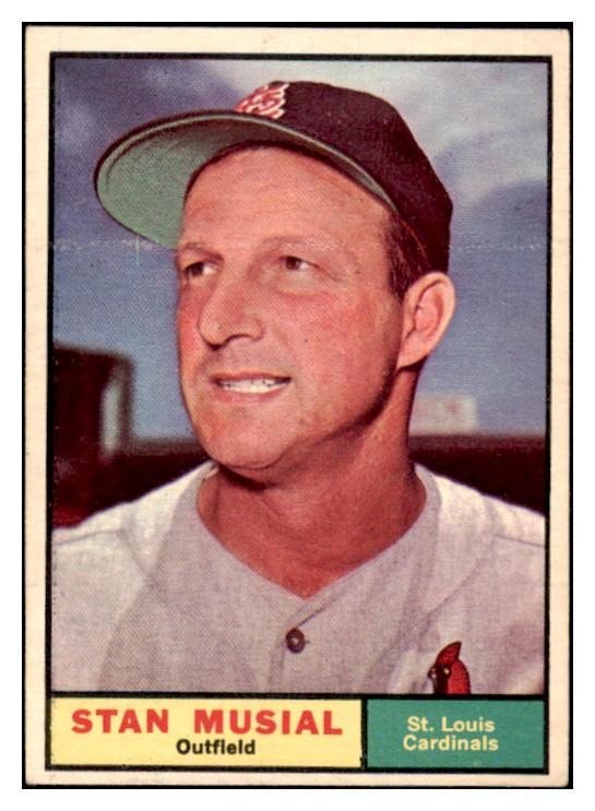 1961 Topps Baseball #290 Stan Musial Cardinals NR-MT 516508