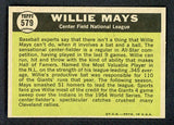 1961 Topps Baseball #579 Willie Mays A.S. Giants NR-MT 516509