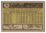 1961 Topps Baseball #160 Whitey Ford Yankees NR-MT 516513