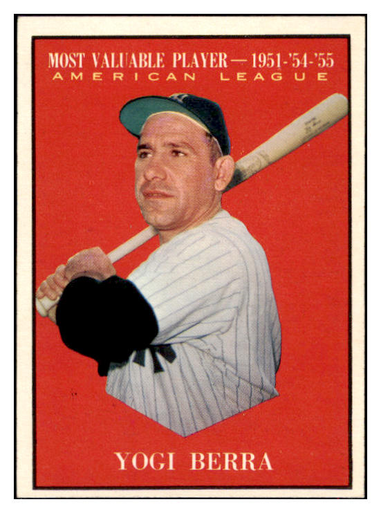 1961 Topps Baseball #472 Yogi Berra MVP Yankees NR-MT 516521