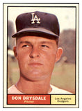 1961 Topps Baseball #260 Don Drysdale Dodgers EX-MT 516528