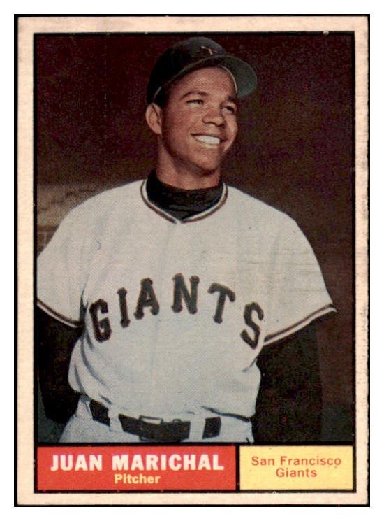 1961 Topps Baseball #417 Juan Marichal Giants EX-MT 516540