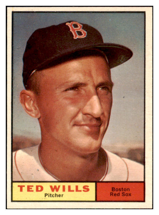 1961 Topps Baseball #548 Ted Wills Red Sox NR-MT 516560