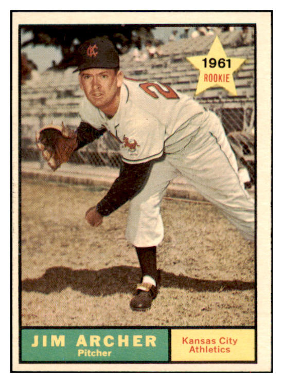 1961 Topps Baseball #552 Jim Archer A's NR-MT 516563