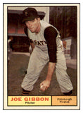 1961 Topps Baseball #523 Joe Gibbon Pirates NR-MT 516567