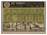 1961 Topps Baseball #523 Joe Gibbon Pirates NR-MT 516567