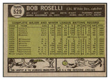 1961 Topps Baseball #529 Bob Roselli White Sox NR-MT 516570