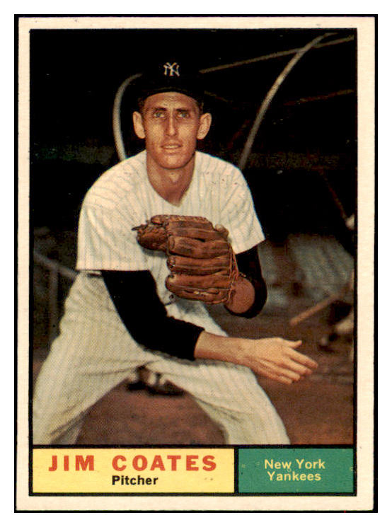 1961 Topps Baseball #531 Jim Coates Yankees NR-MT 516572