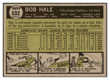 1961 Topps Baseball #532 Bob Hale Indians NR-MT 516573