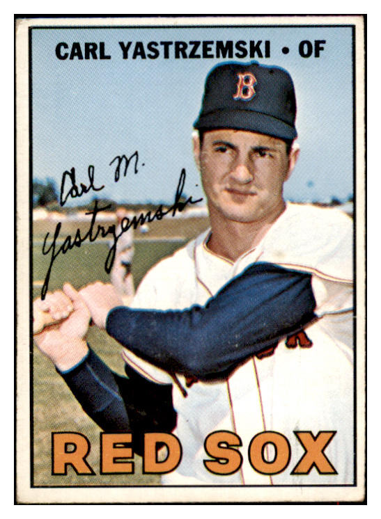 1967 Topps Baseball #355 Carl Yastrzemski Red Sox VG-EX 516579